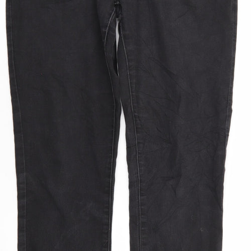 Amisu Womens Black  Denim Skinny Jeans Size 30 in L29 in