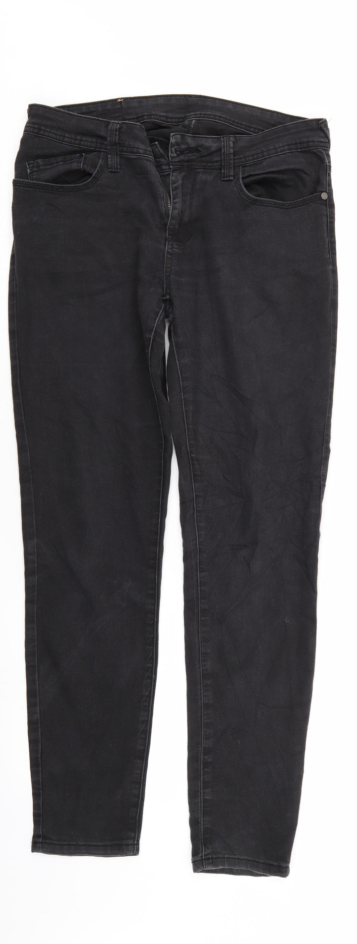 Amisu Womens Black  Denim Skinny Jeans Size 30 in L29 in
