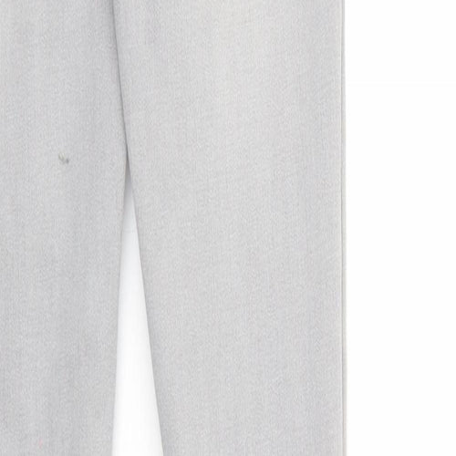 New Look Womens Grey  Denim Tapered Jeans Size 10 L28 in - Elastic Waist
