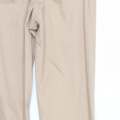 BX Jeans Womens Beige  Denim Straight Jeans Size 10 L31 in