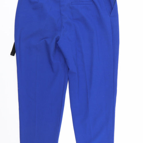 Top Shop Womens Blue   Cropped Trousers Size 10 L24 in