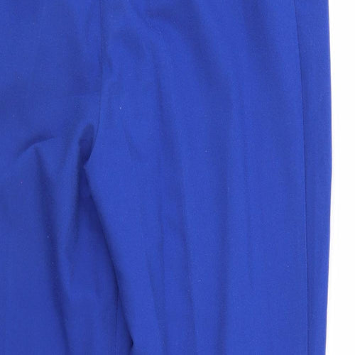 Top Shop Womens Blue   Cropped Trousers Size 10 L24 in