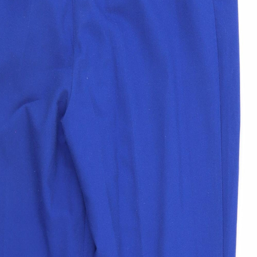 Top Shop Womens Blue   Cropped Trousers Size 10 L24 in