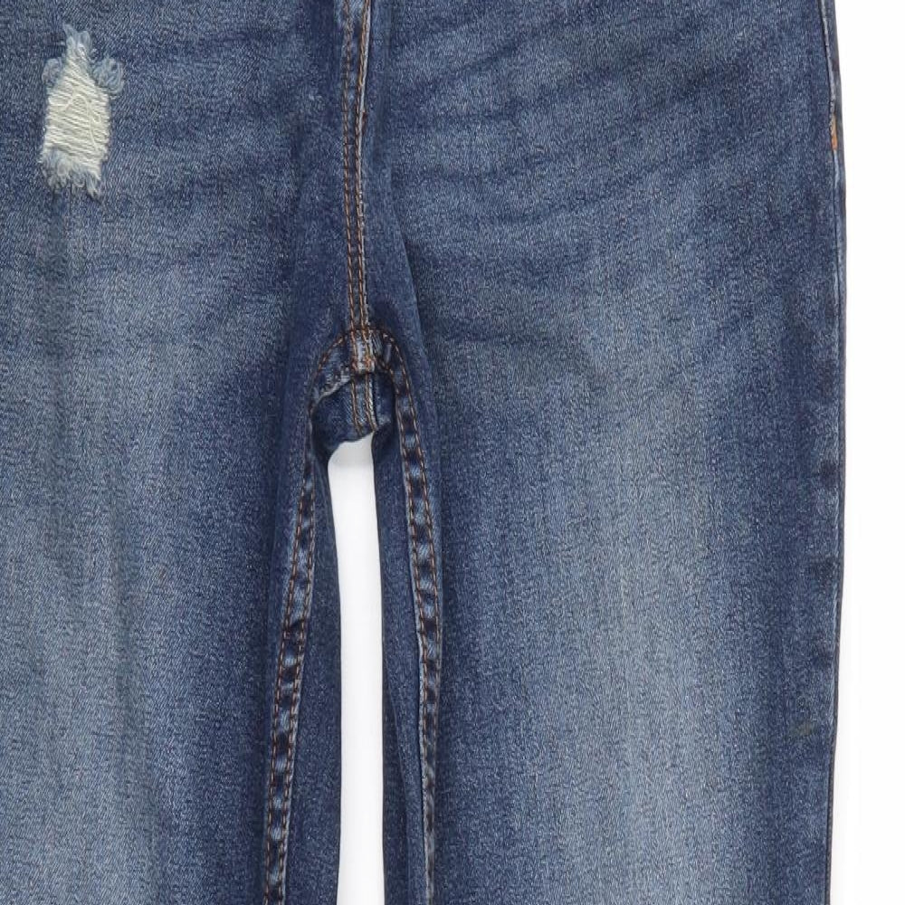 NEXT Womens Blue  Denim Straight Jeans Size 10 L26 in