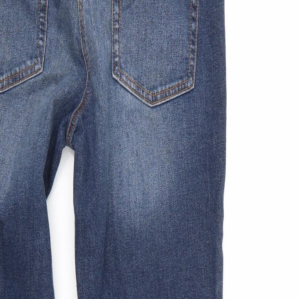 NEXT Womens Blue  Denim Straight Jeans Size 10 L26 in