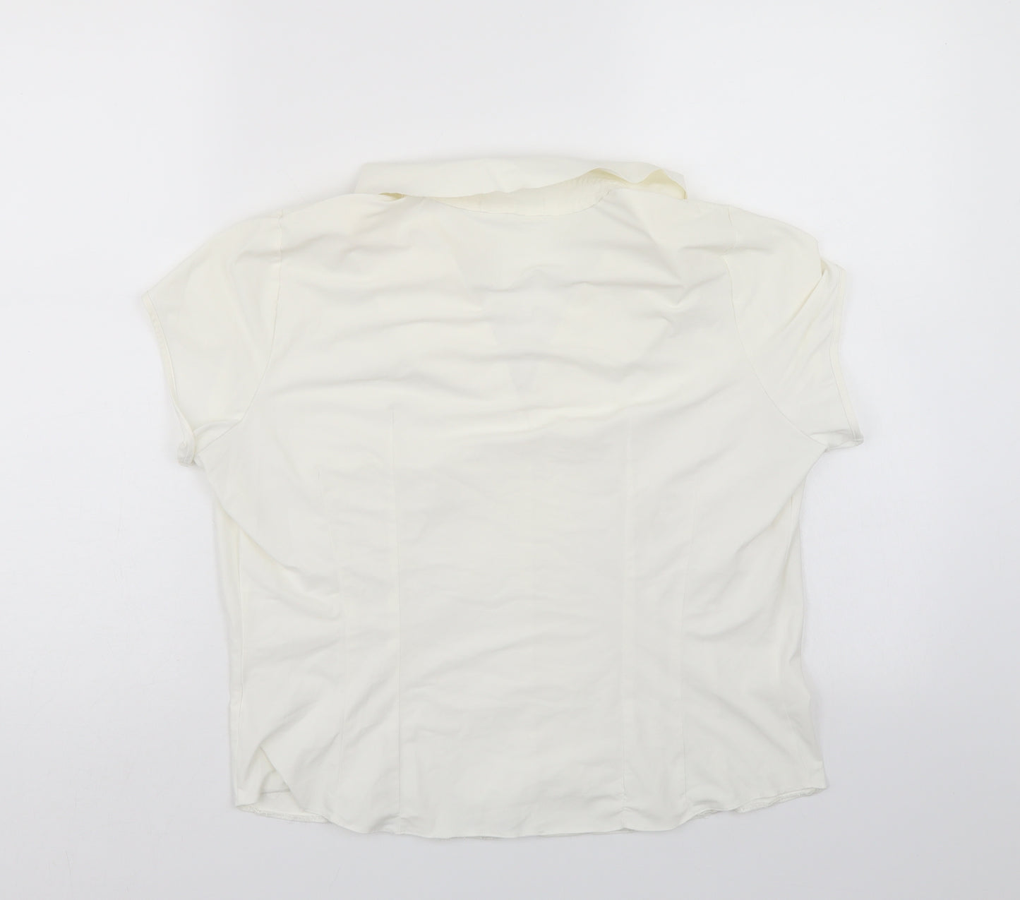 Marks and Spencer Womens White   Basic Blouse Size 18