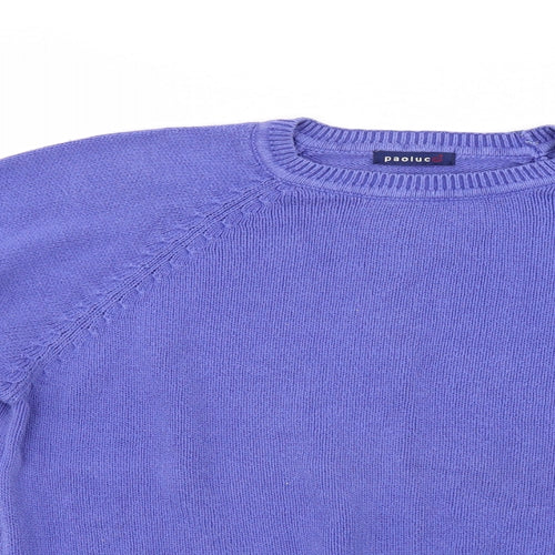 paolucci Mens Blue   Pullover Jumper Size M