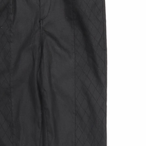 GKH Womens Black   Trousers  Size 8 L30 in