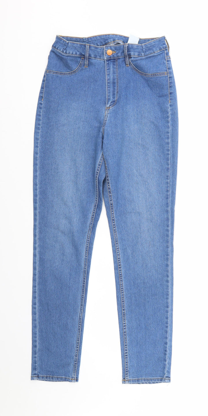 /denim Womens Blue Denim Straight Jeans Size 31 in L26 in - Waist sewn in