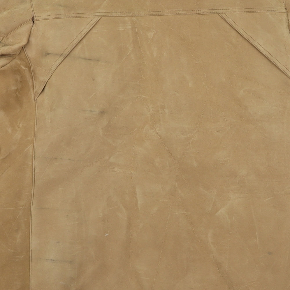 Preworn Womens Beige   Overcoat Coat Size L