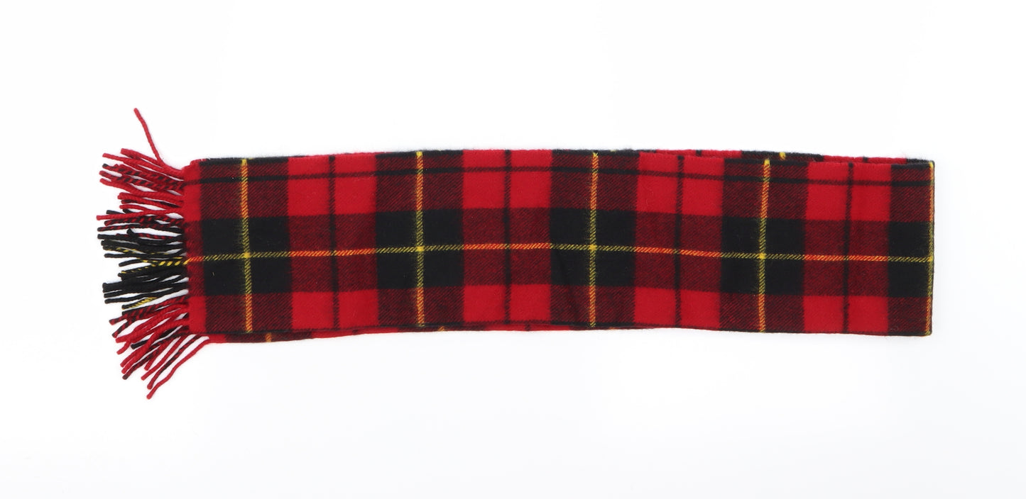 Preworn Unisex Multicoloured Plaid   Scarf