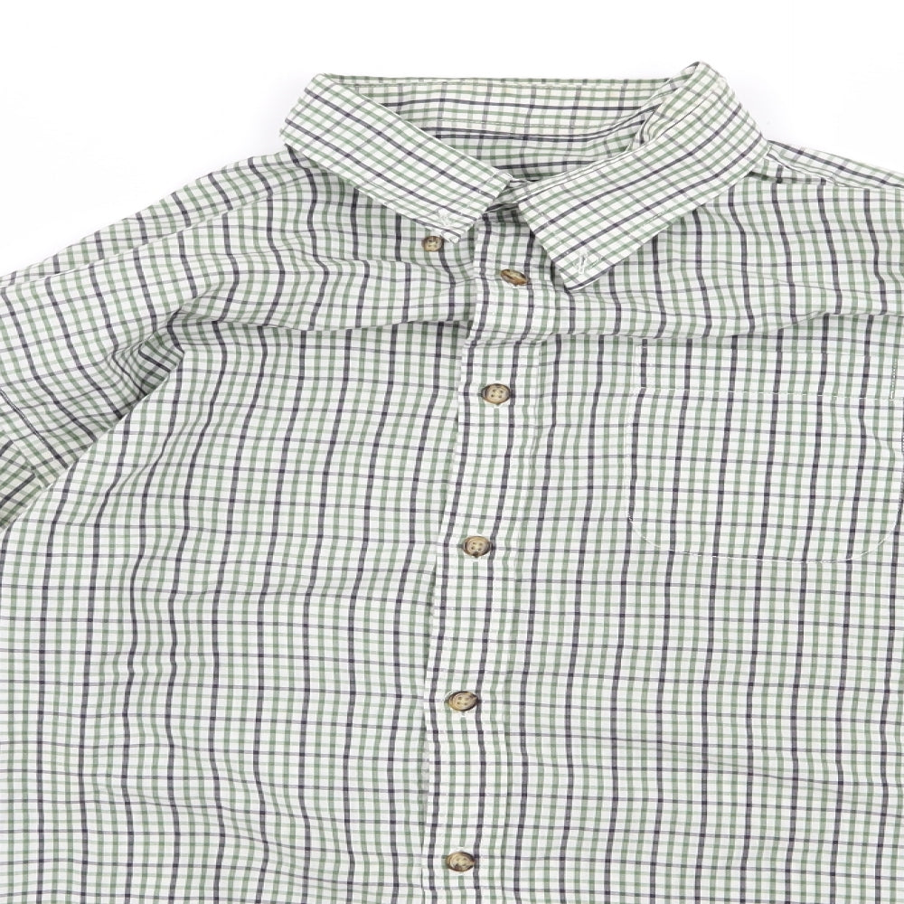 Primark Mens Green    Button-Up Size L