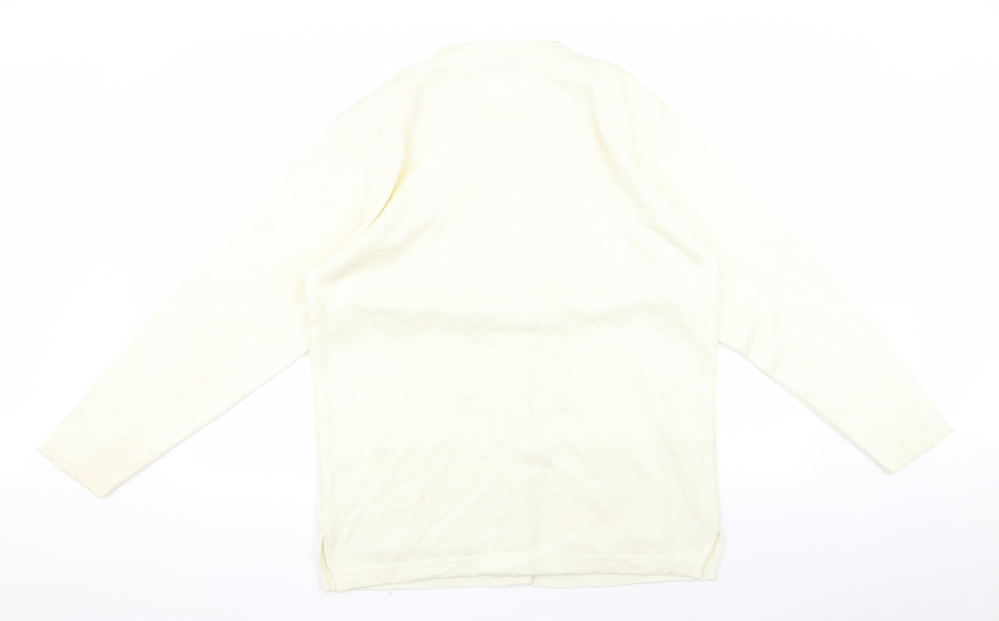 lexy Womens Yellow   Cardigan Jumper Size L