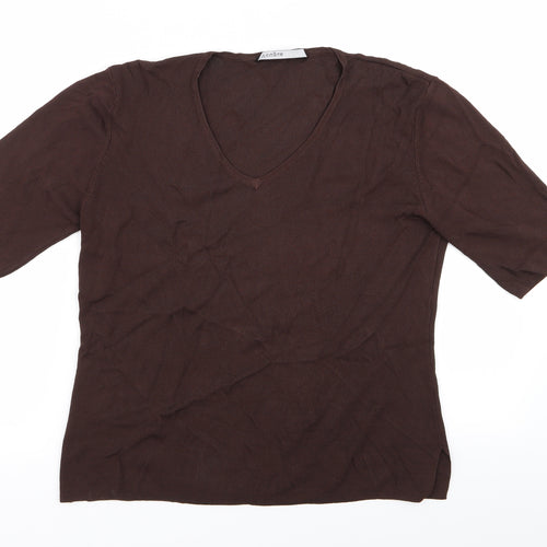 n Womens Brown   Cardigan Jumper Size M