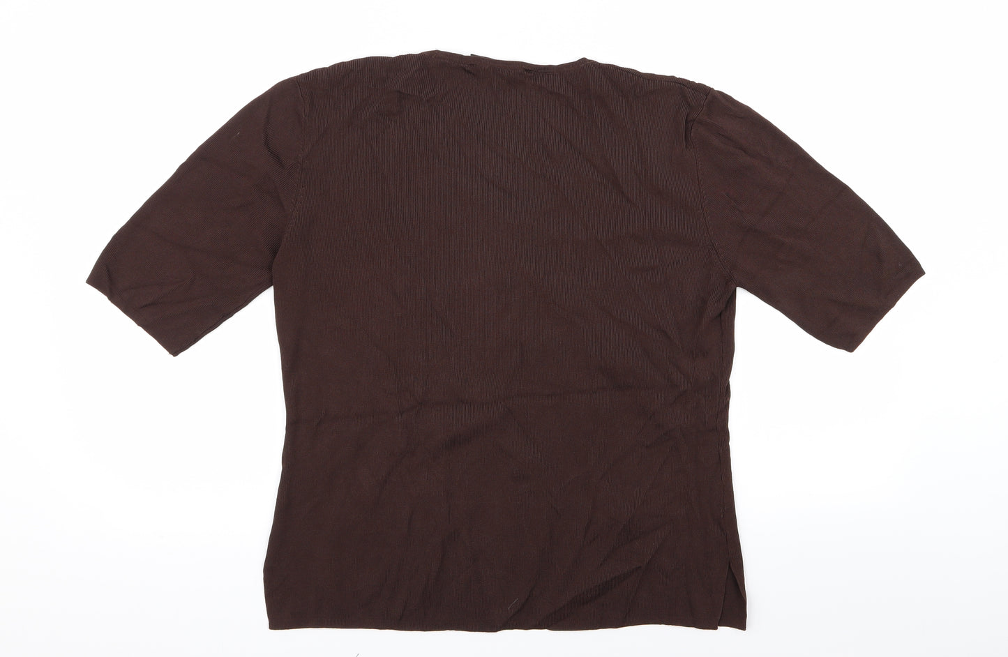 n Womens Brown   Cardigan Jumper Size M