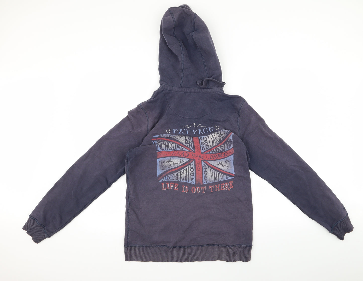 fatface Womens Blue   Pullover Hoodie Size 12  - 1