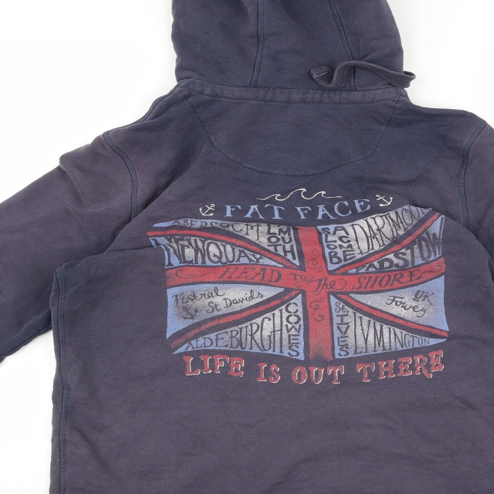 fatface Womens Blue   Pullover Hoodie Size 12  - 1