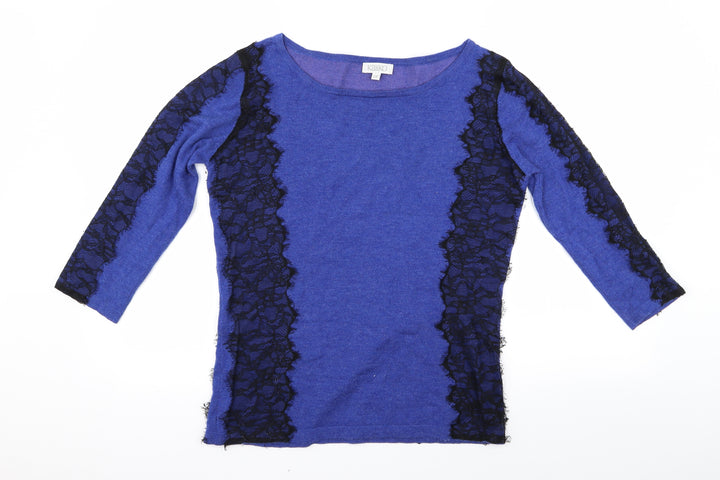 Kaliko Womens Blue Basic T-Shirt Size 14