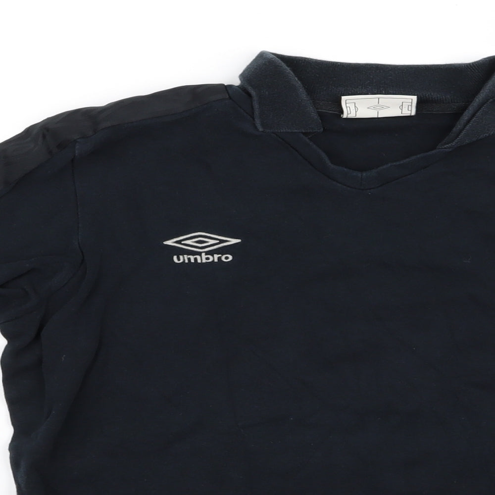 Umbro Mens Black    Polo Size M