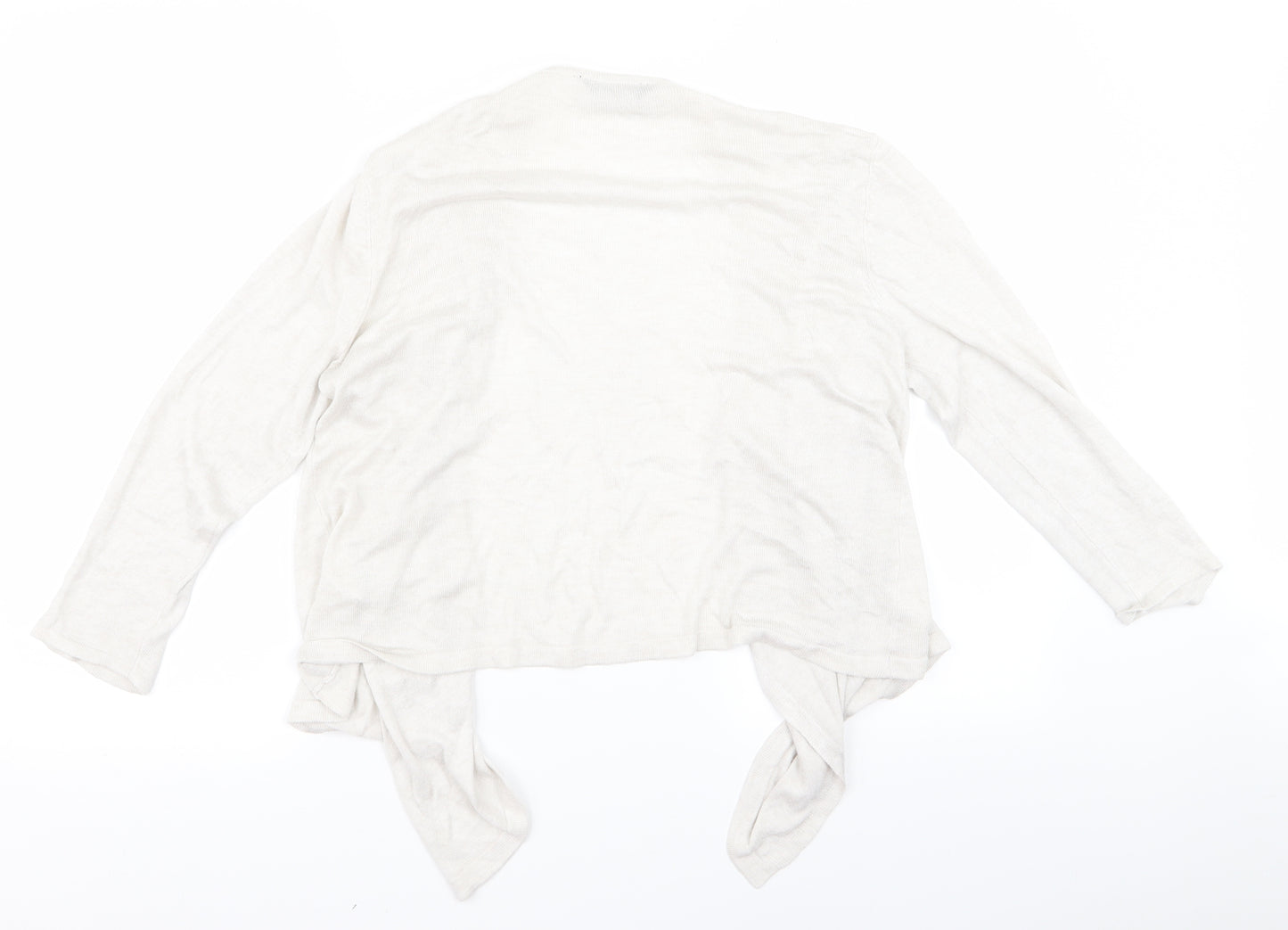 Dorothy Perkins Womens Beige   Cardigan Jumper Size 12