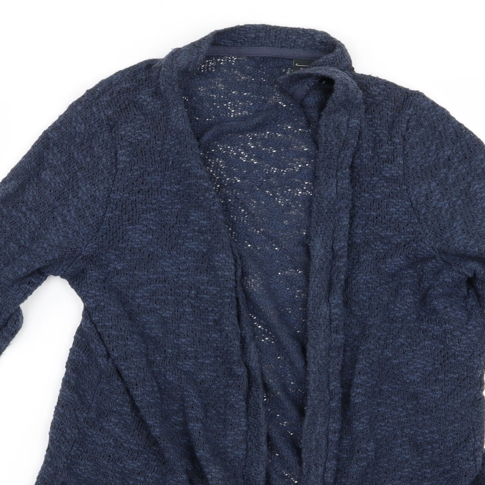 Preworn Womens Blue  Rayon Cardigan Jumper Size XL