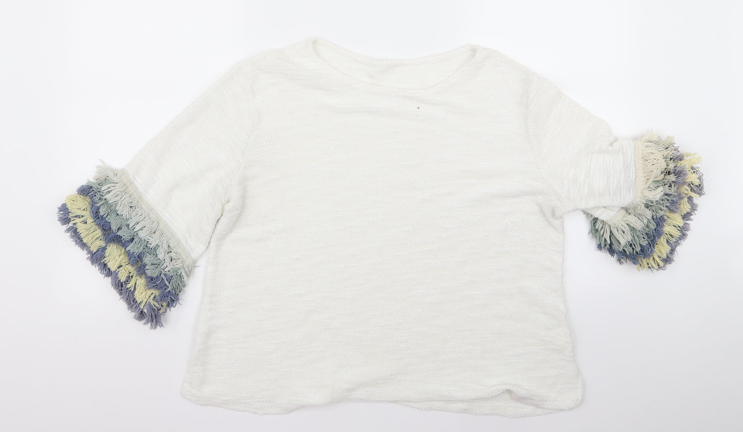 Preworn Womens White   Basic T-Shirt Size M