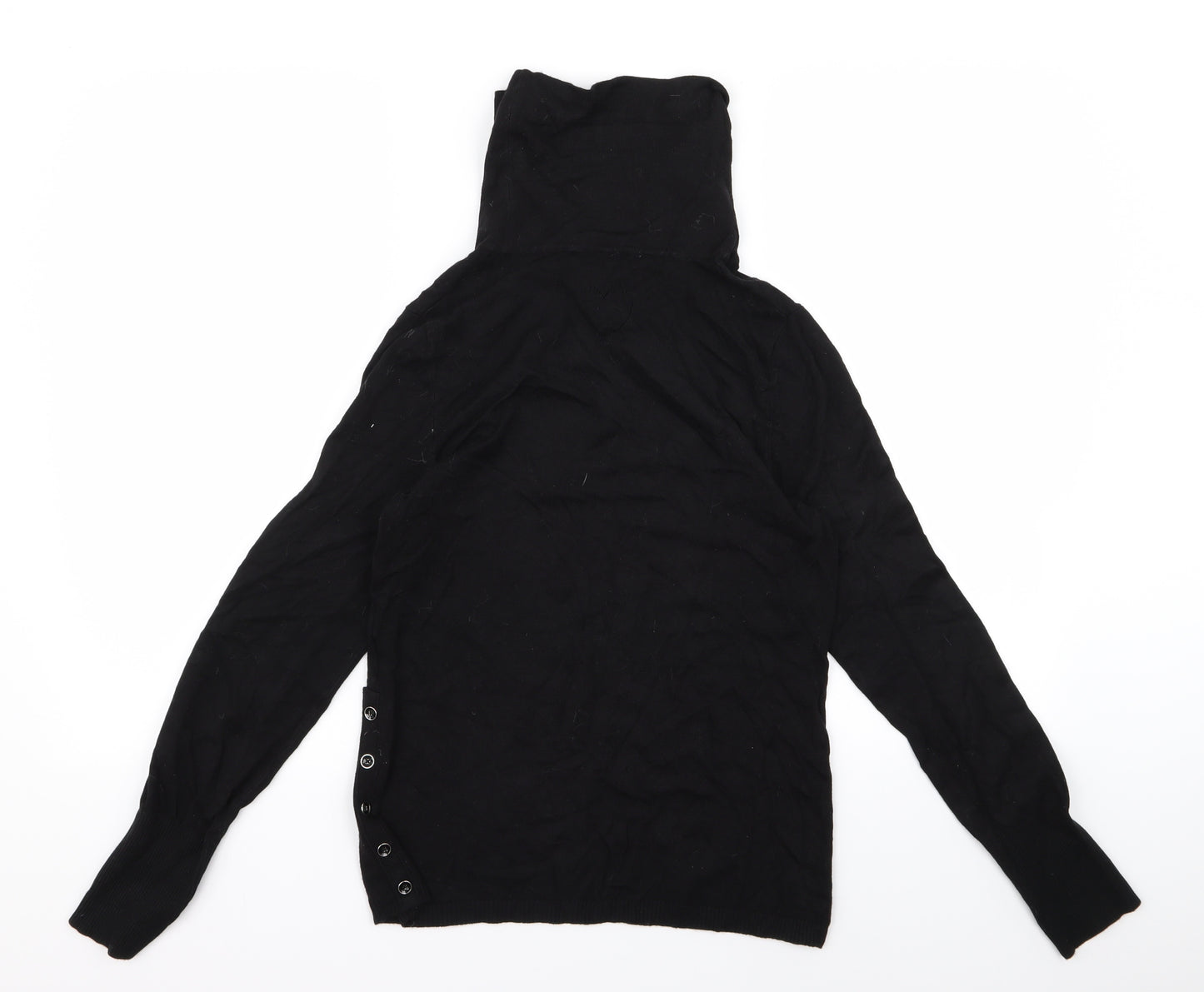 Preworn Womens Black   Cardigan Jumper Size M