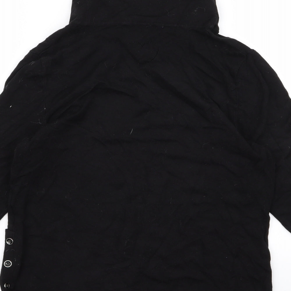 Preworn Womens Black   Cardigan Jumper Size M