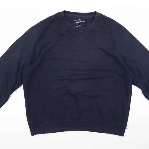 Preworn Mens Black  Rayon Pullover Jumper Size XL