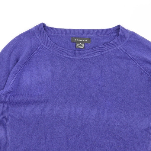 Primark Womens Purple   Pullover Jumper Size S