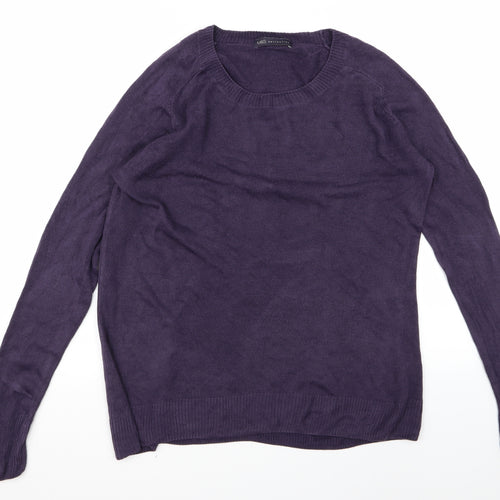 m*s Womens Purple   Pullover Jumper Size 8