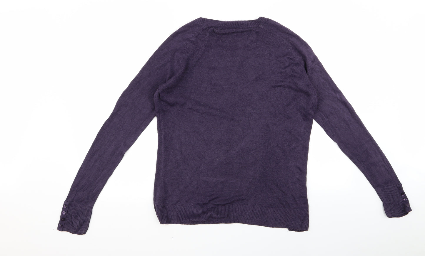 m*s Womens Purple   Pullover Jumper Size 8