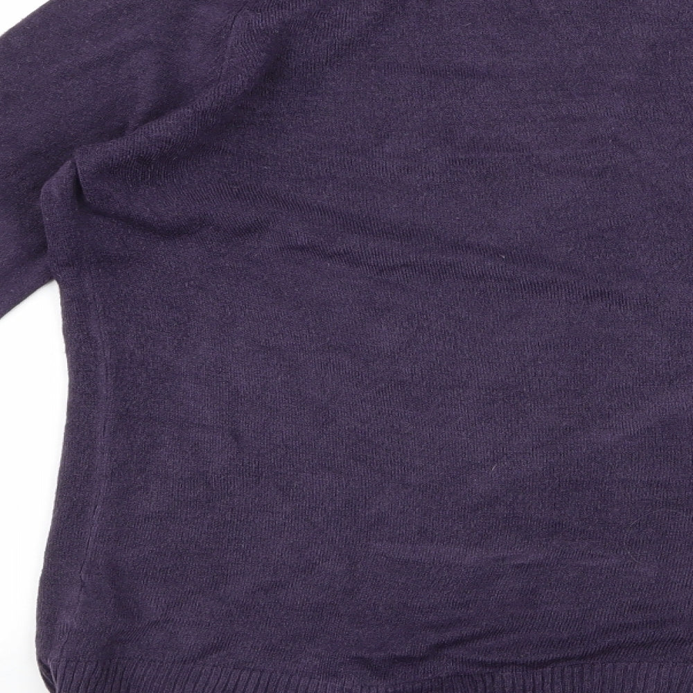 m*s Womens Purple   Pullover Jumper Size 8