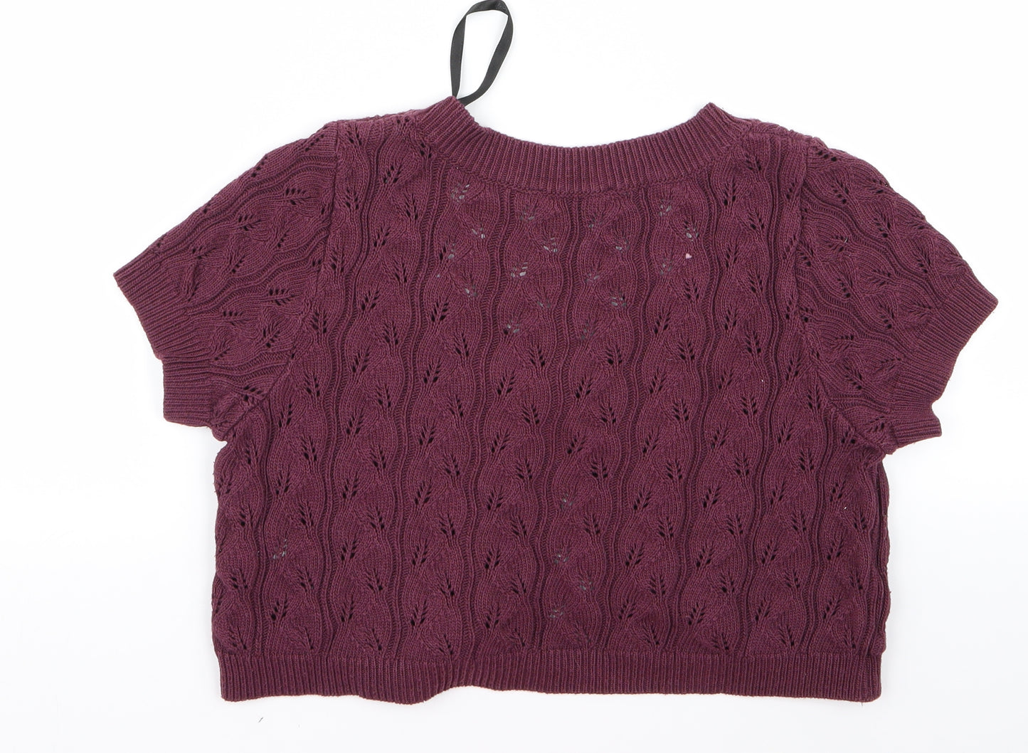 Dorothy Perkins Womens Red   Cardigan Jumper Size 14