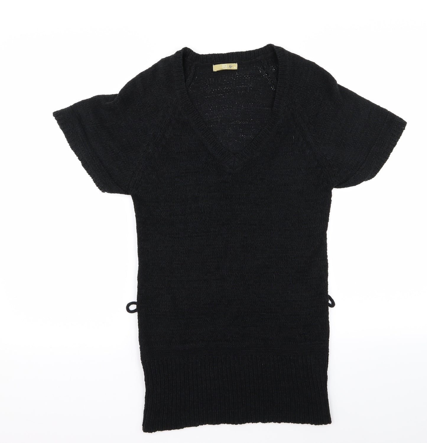 TU Womens Black  Rayon Jumper Dress  Size 10