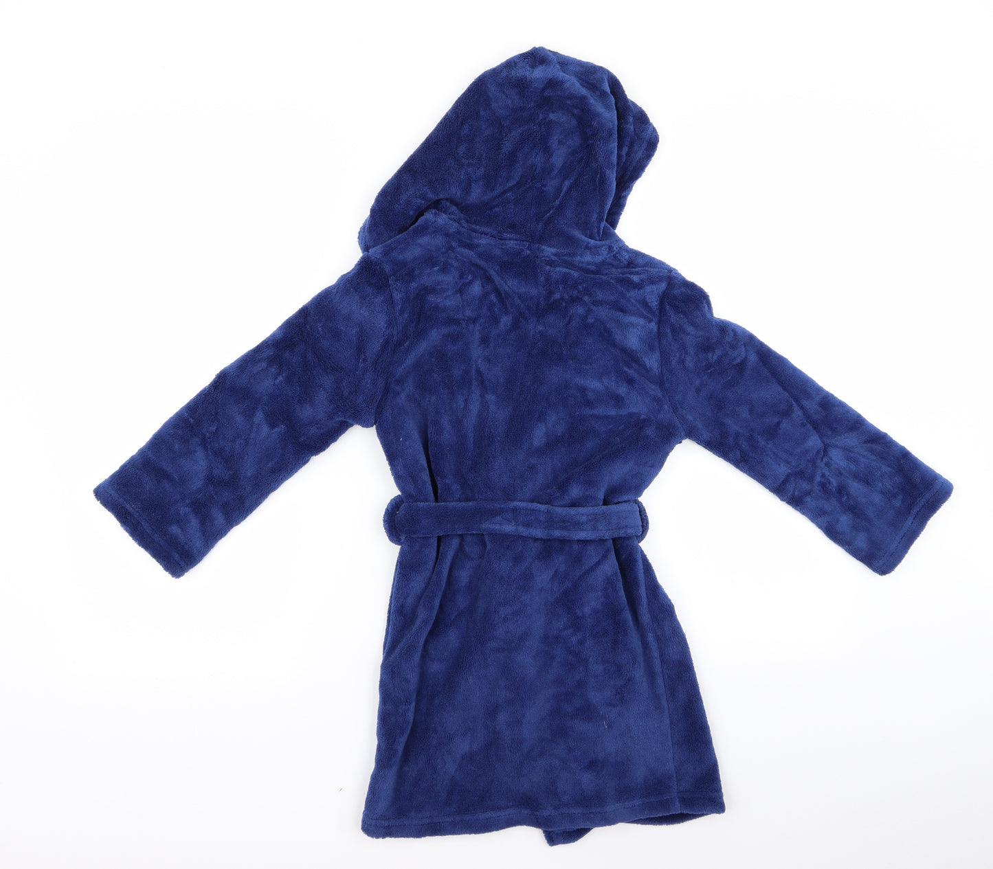 Preworn Boys Blue  Rayon  Robe Size 6 Years