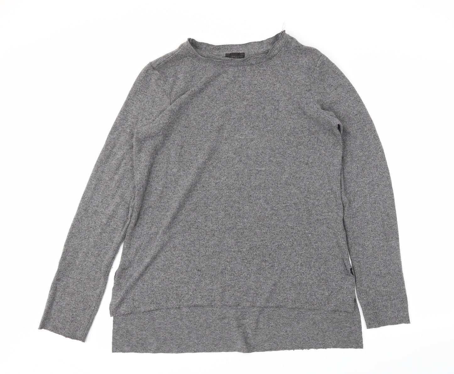 Topshop Womens Grey   Tunic Jumper Size 10
