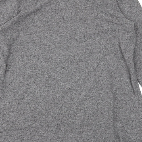 Topshop Womens Grey   Tunic Jumper Size 10