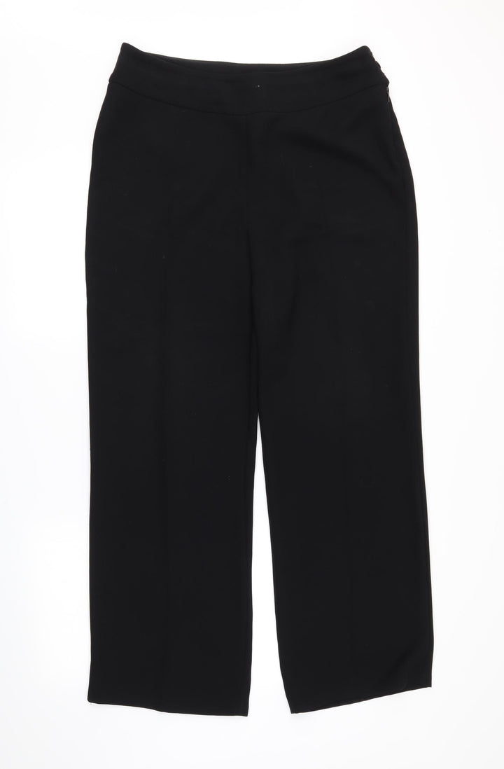 BHS Womens Black   Dress Pants Trousers Size 12 L24 in