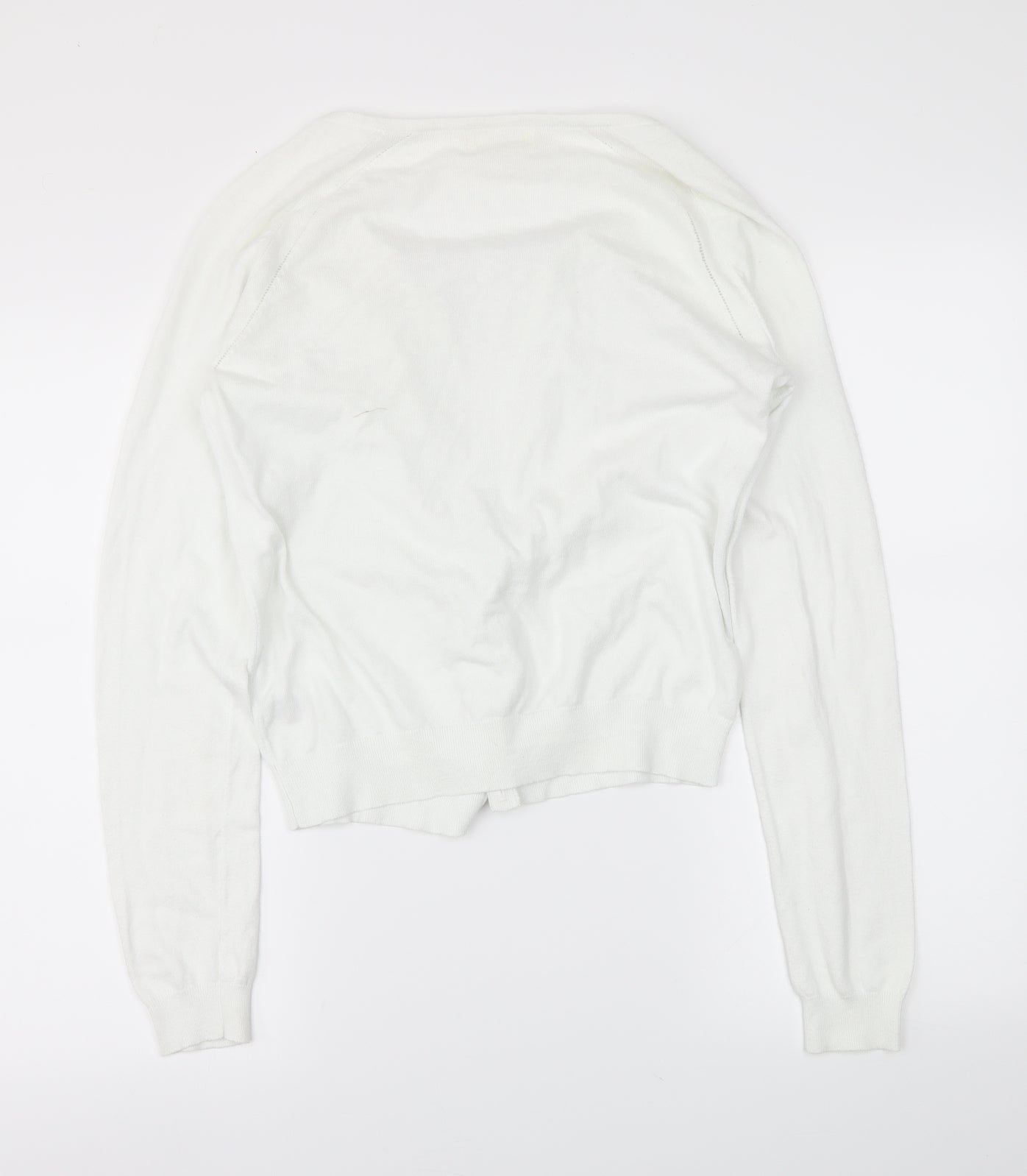 NEXT Womens White   Cardigan Jumper Size 10