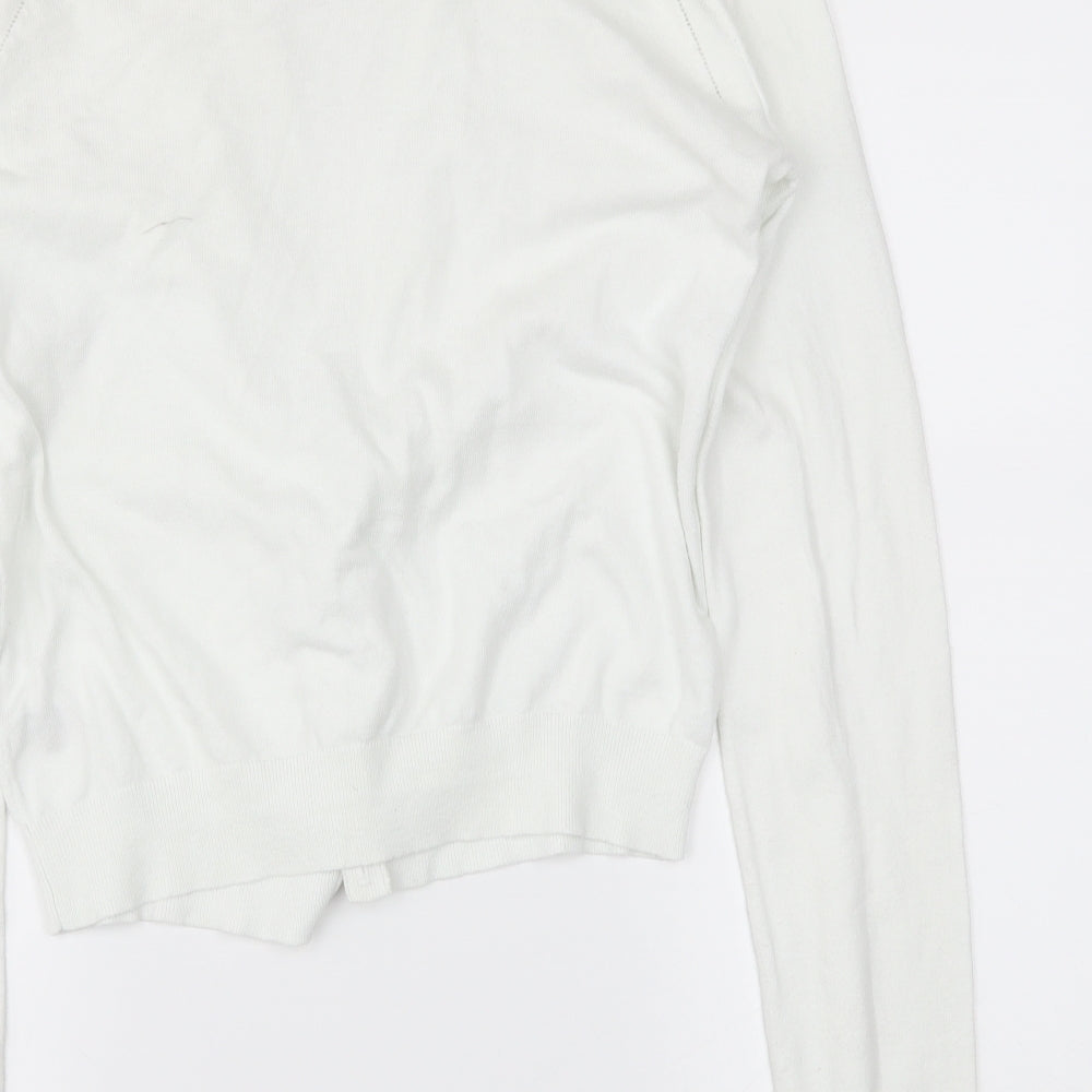 NEXT Womens White   Cardigan Jumper Size 10