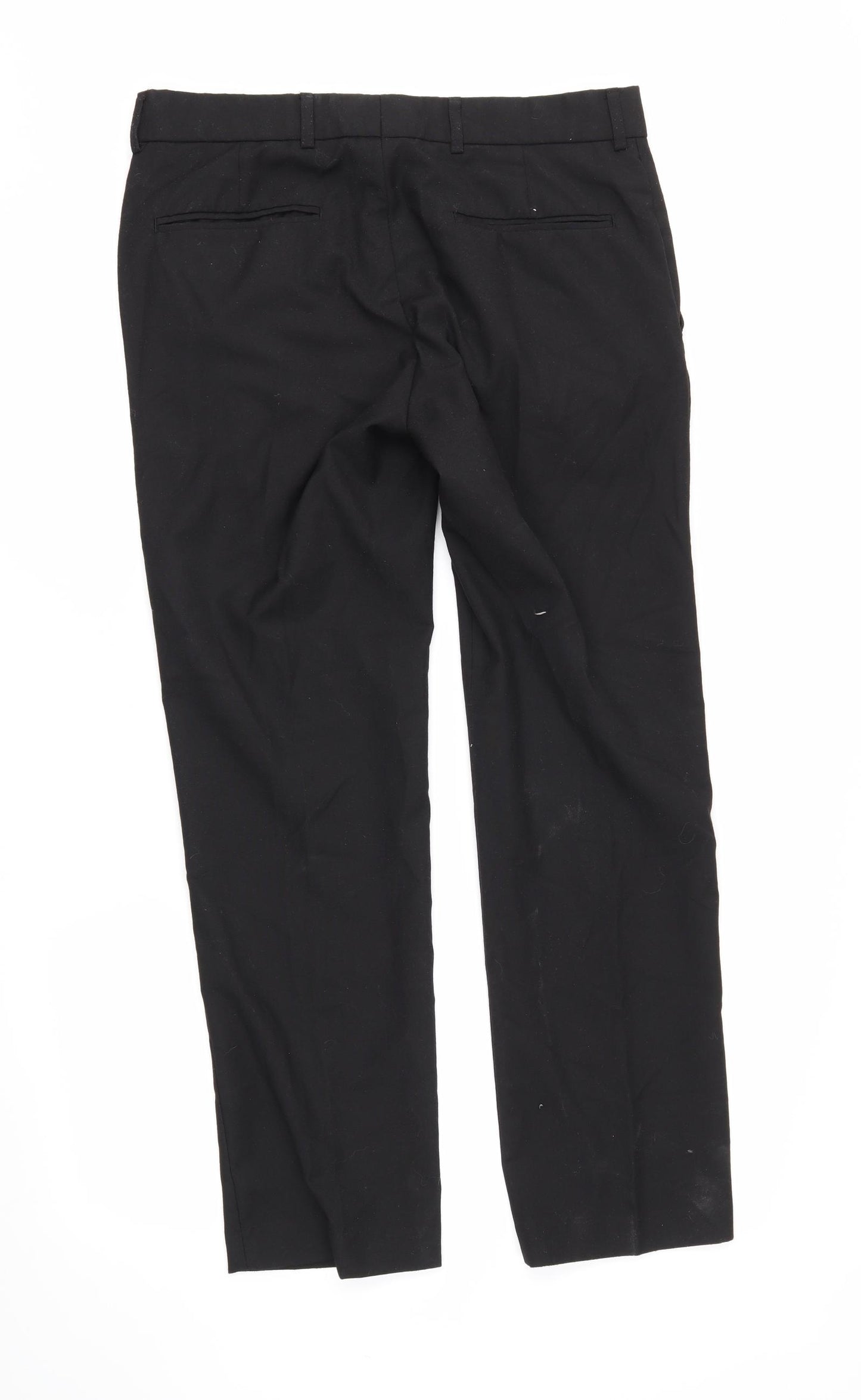 Topman Mens Black   Dress Pants Trousers Size 32 in L27 in