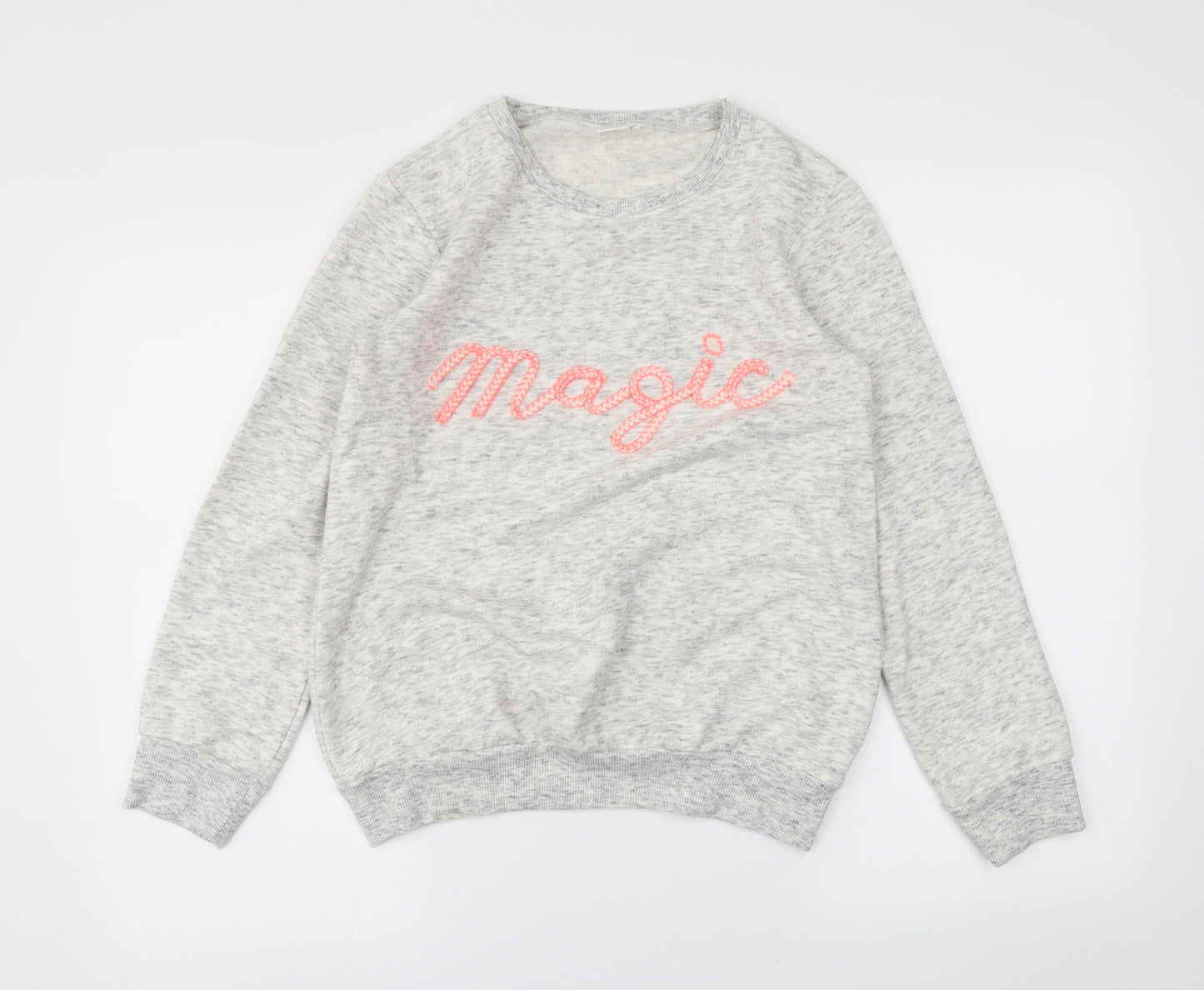 NEXT Girls Beige   Pullover Sweatshirt Size 12 Years