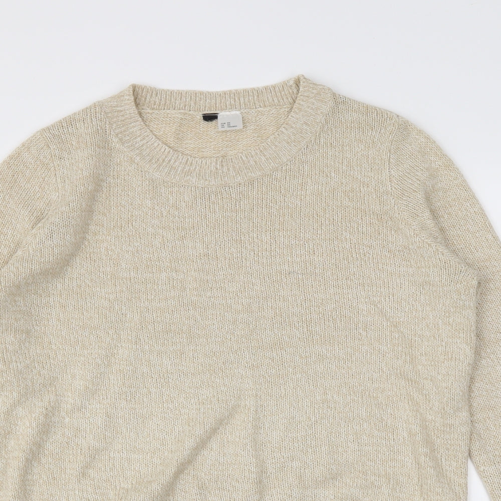 H&M Womens Beige   Pullover Jumper Size XS