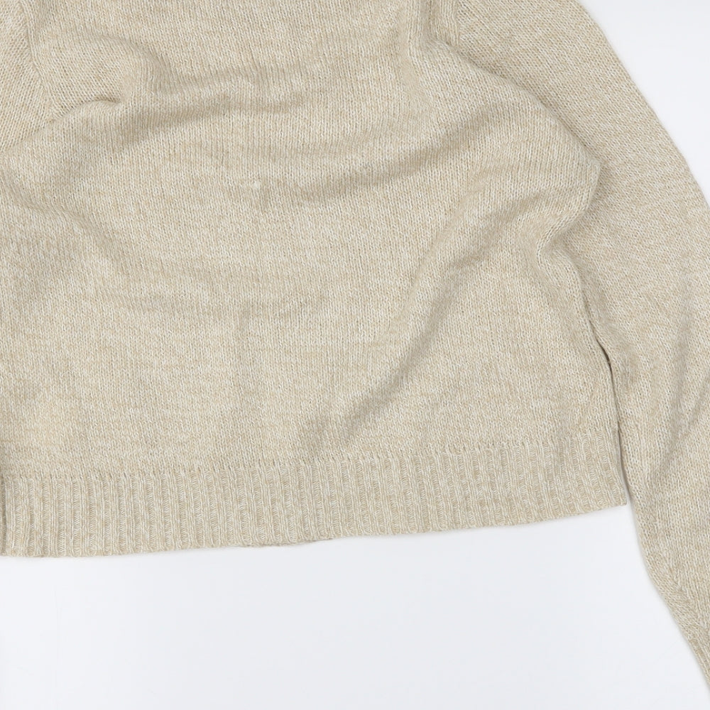 H&M Womens Beige   Pullover Jumper Size XS
