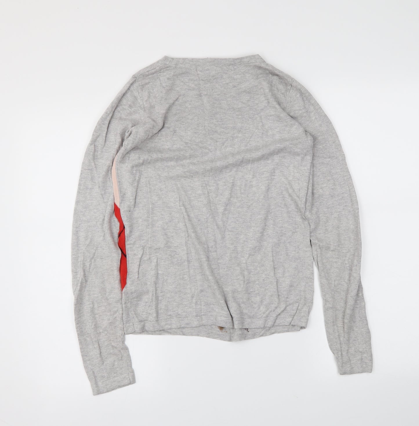 NEXT Womens Grey Argyle/Diamond  Tunic T-Shirt Size 6