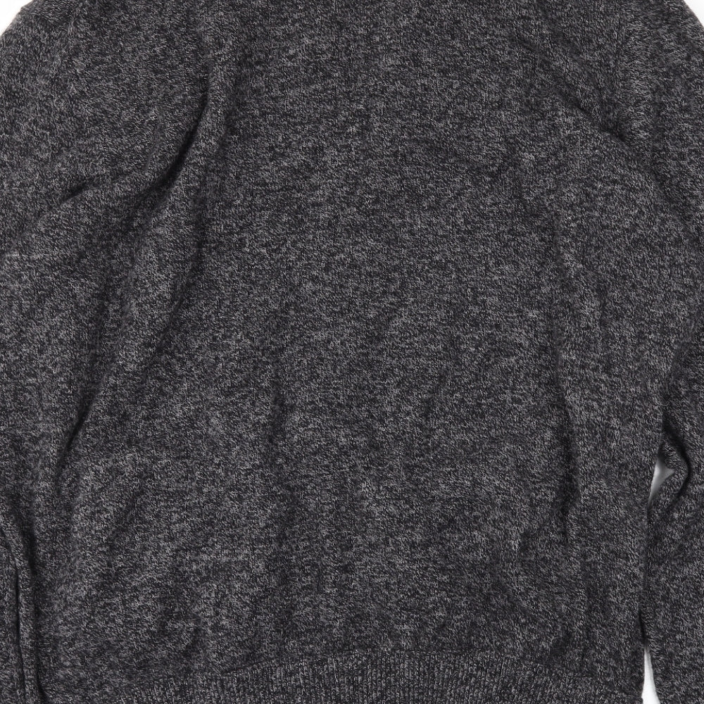 M&S Mens Grey   Full Zip Jumper Size 4XL