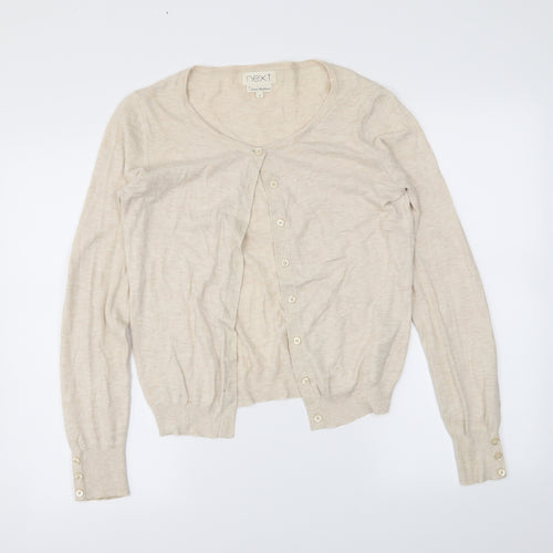 NEXT Womens Ivory   Cardigan Jumper Size 8