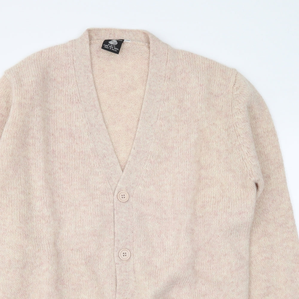 Shetland Womens Pink   Cardigan Jumper Size L