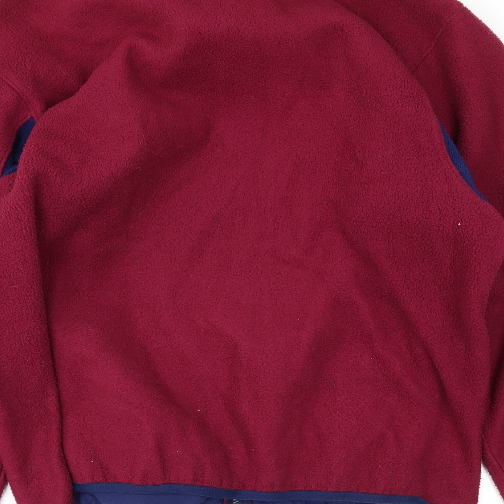 Preworn Girls Red   Full Zip Jumper Size L